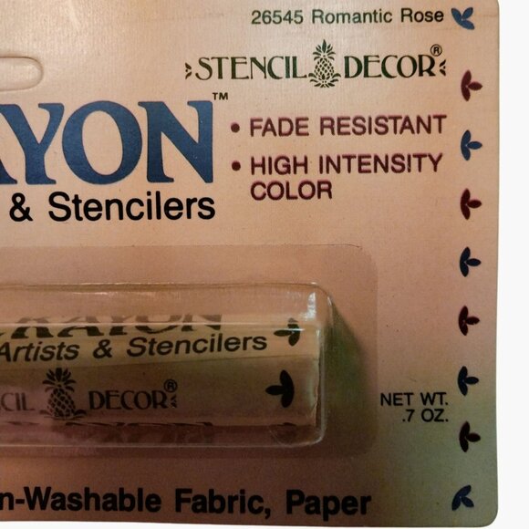 Artist Paint Crayon Romantic Rose Oil Base Artist Stenciler 26545 - Picture 4 of 8